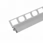 Preview: Aluminum Tile Profile Inside Corner anodized for LED Strips